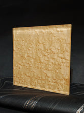 Bird's Eye Maple Genuine Wood Veneer Laminated Glass