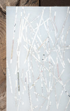 newspaper laminated glass partition