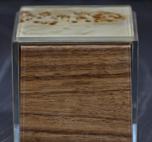 laminated glass wood box